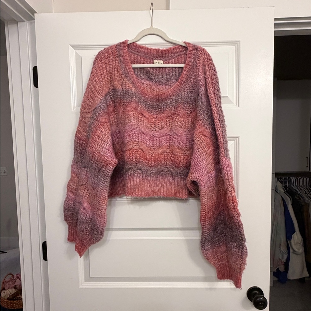 VICI POL ombre blend sweater